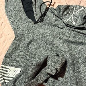 Grunt Style Heather Gray Women's Hoodie
